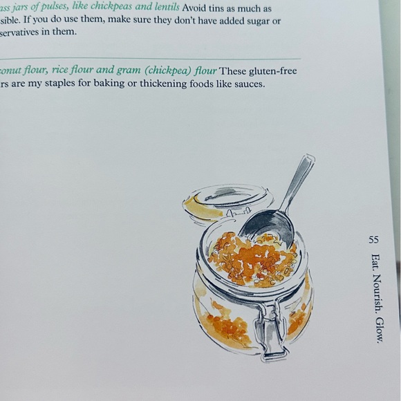 NEW Amelia Freer Eat Nourish Glow Paperback Cookbook Recipe Book - Picture 9 of 12